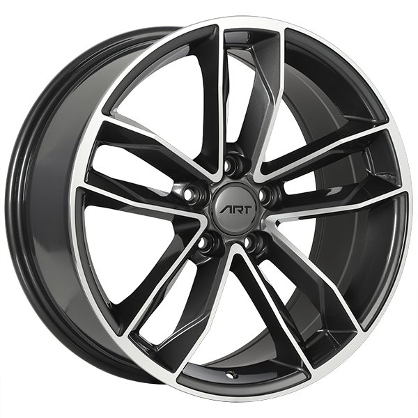 ART Replica 129 (Dark Gunmetal - Machined Face) | 19x8.5 | 5x112 | +35 | 66.5