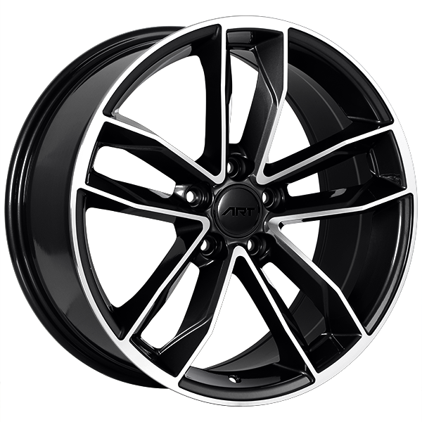 ART Replica 129 (Gloss Black - Machined Face) | 18x8.0 | 5x112 | +35 | 66.5